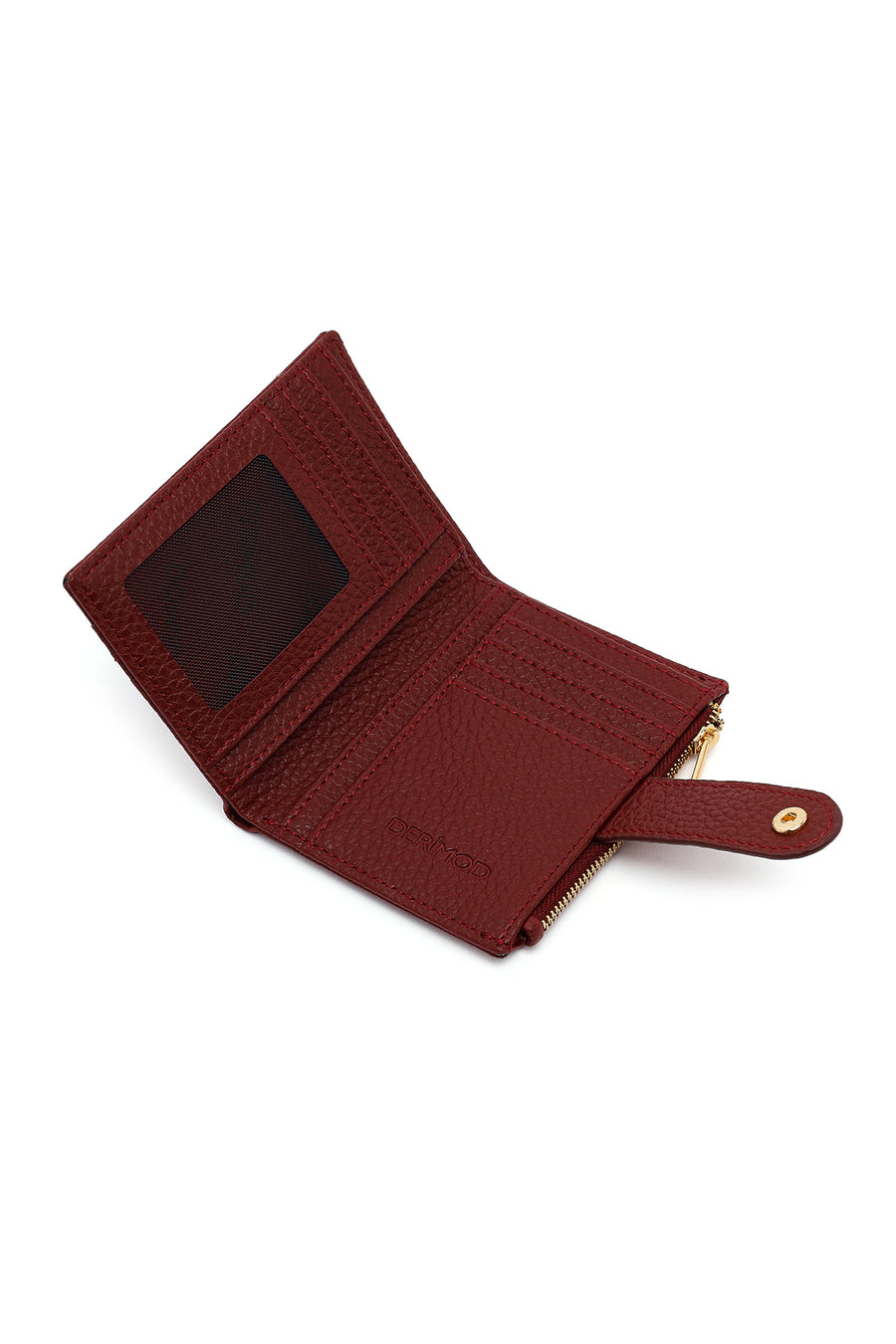 Woman Burgundy Card Holder