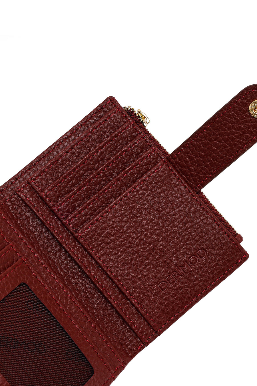 Woman Burgundy Card Holder
