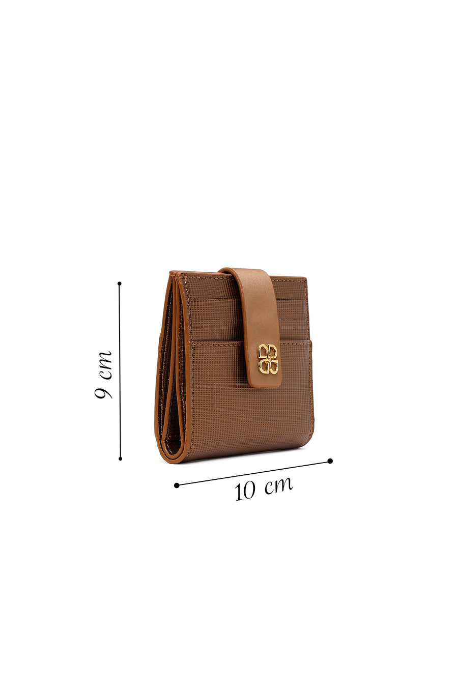Woman Orange Printed Cardholder