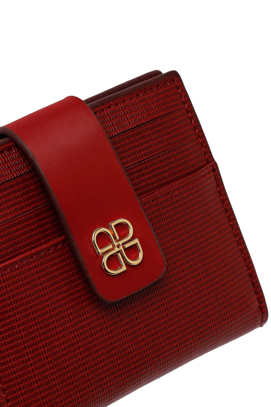 Woman Red Printed Cardholder