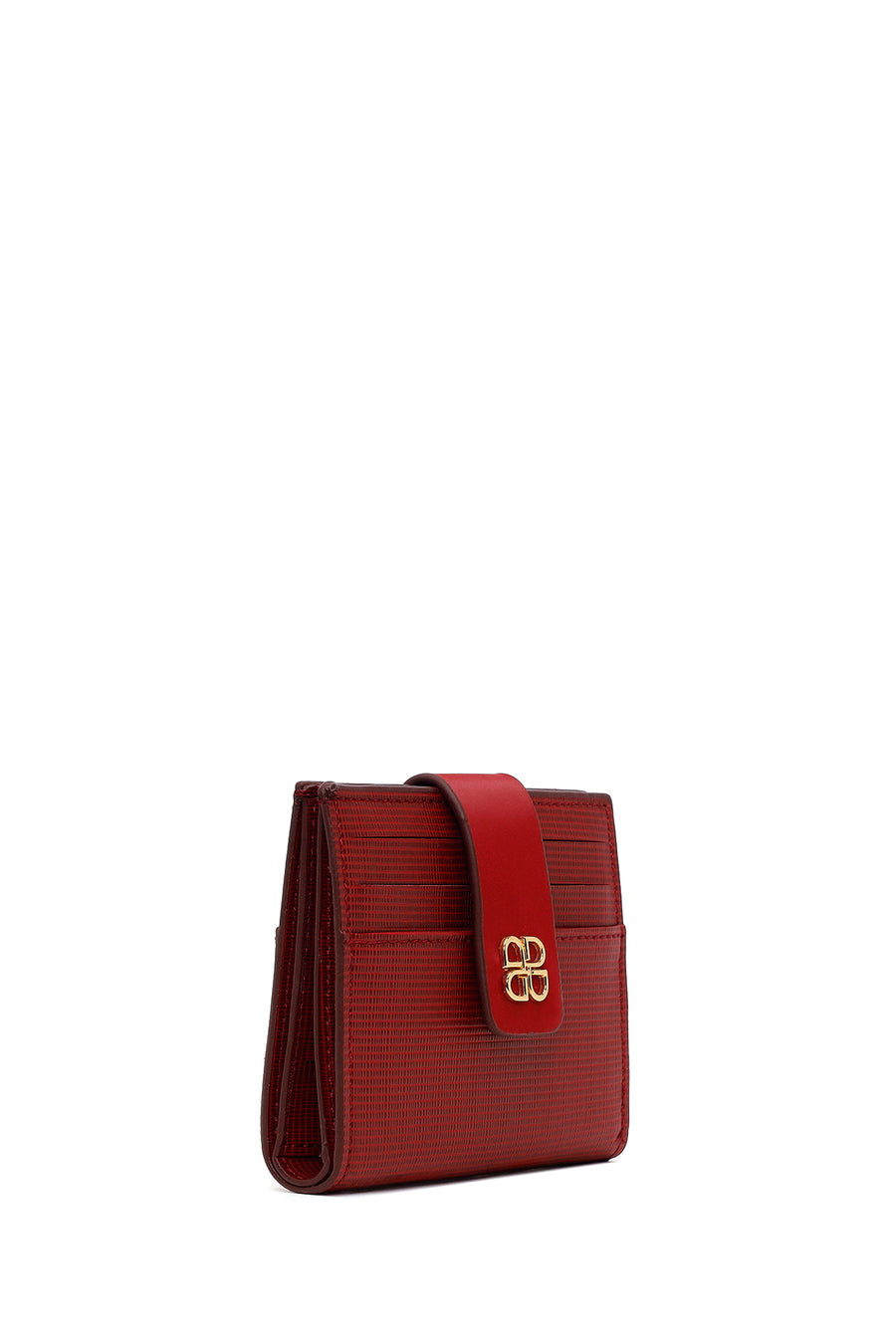 Woman Red Printed Cardholder