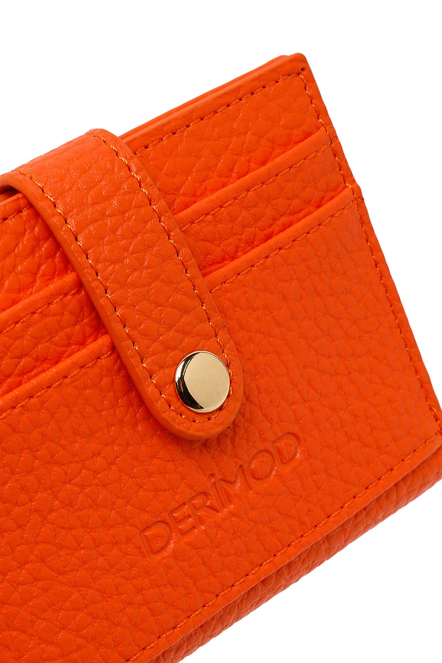 Woman Orange Cardholder
