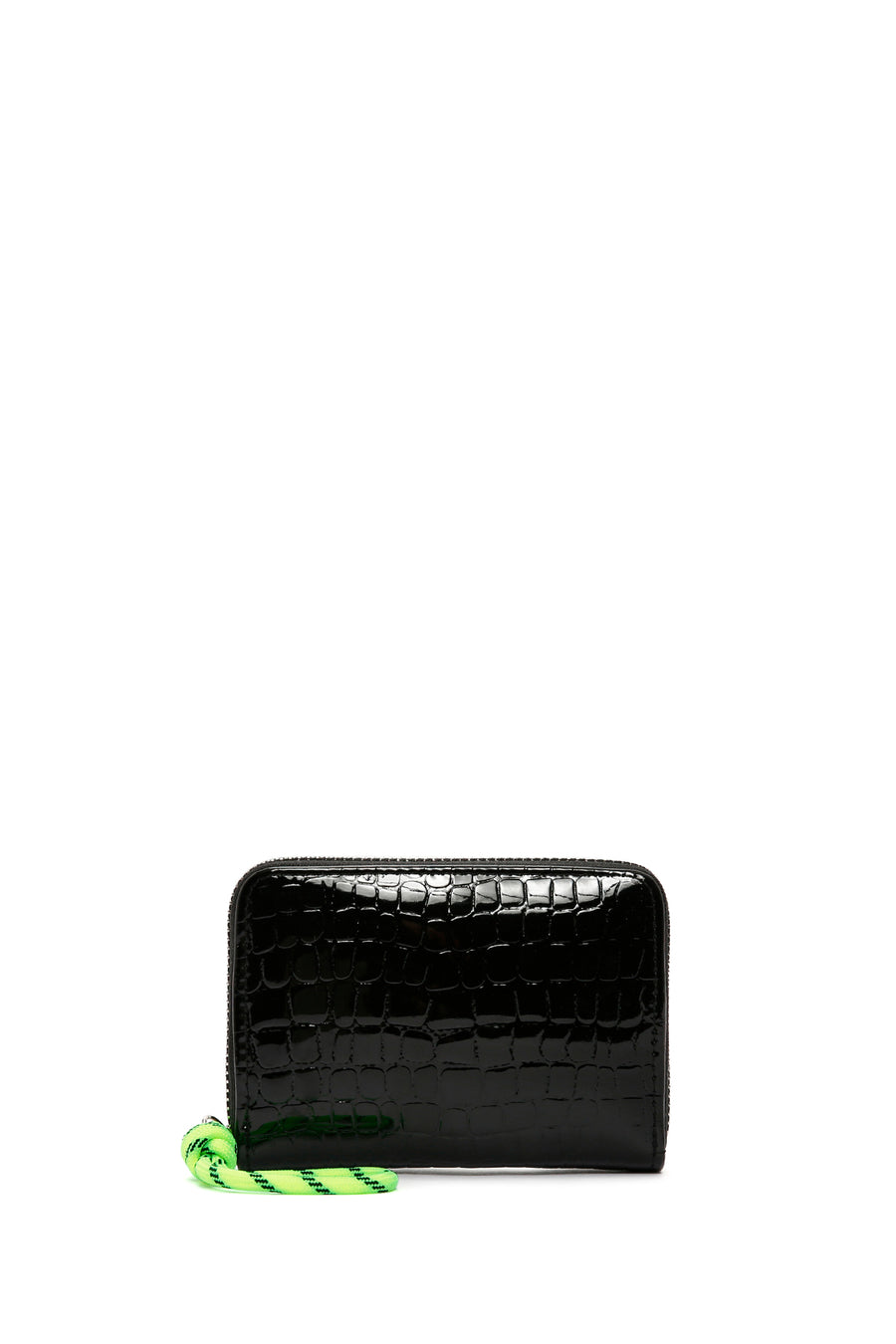 Women's Black Crocodile Patterned Card Holder 000A2D5501E3 | Derimod