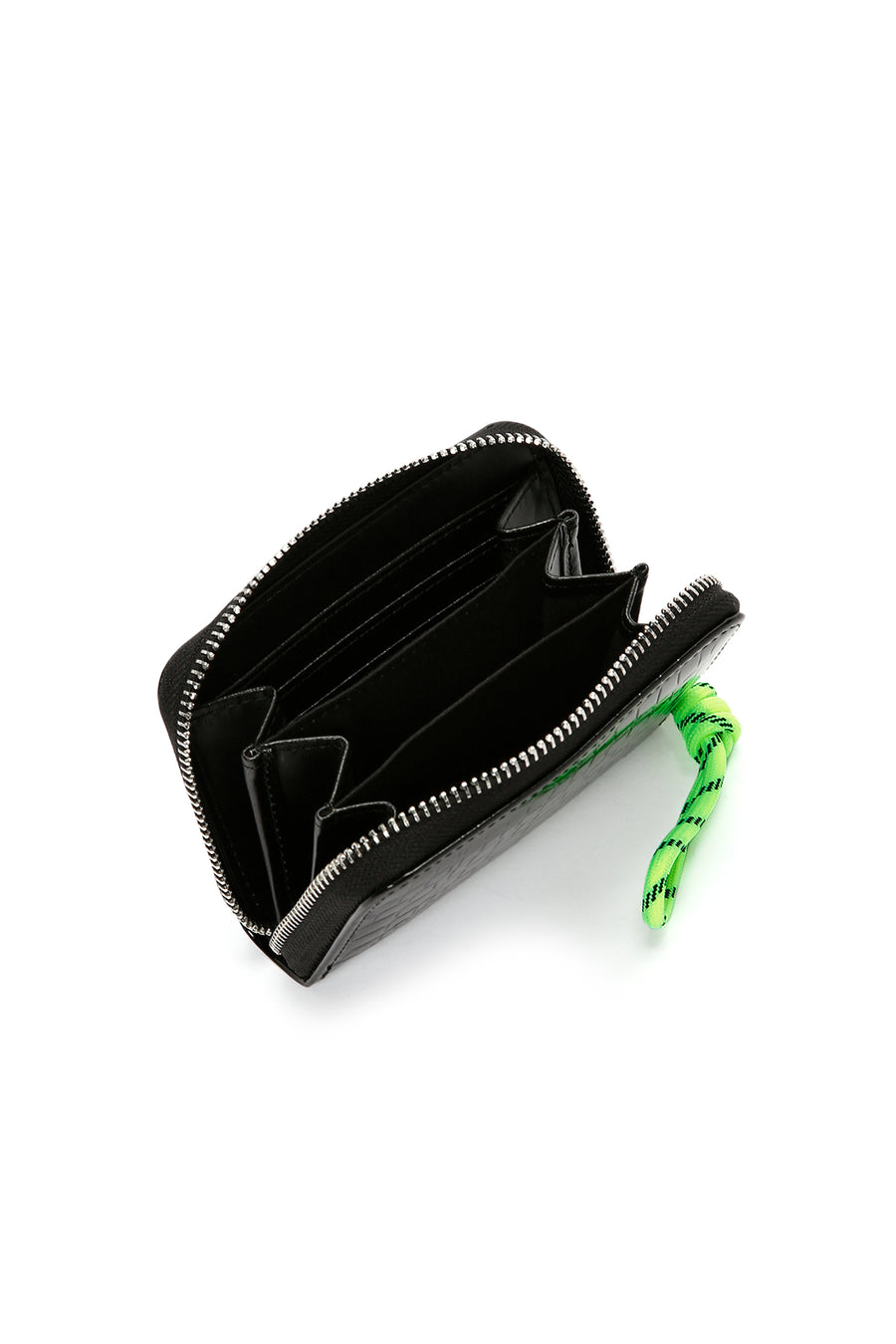 Women's Black Crocodile Patterned Card Holder