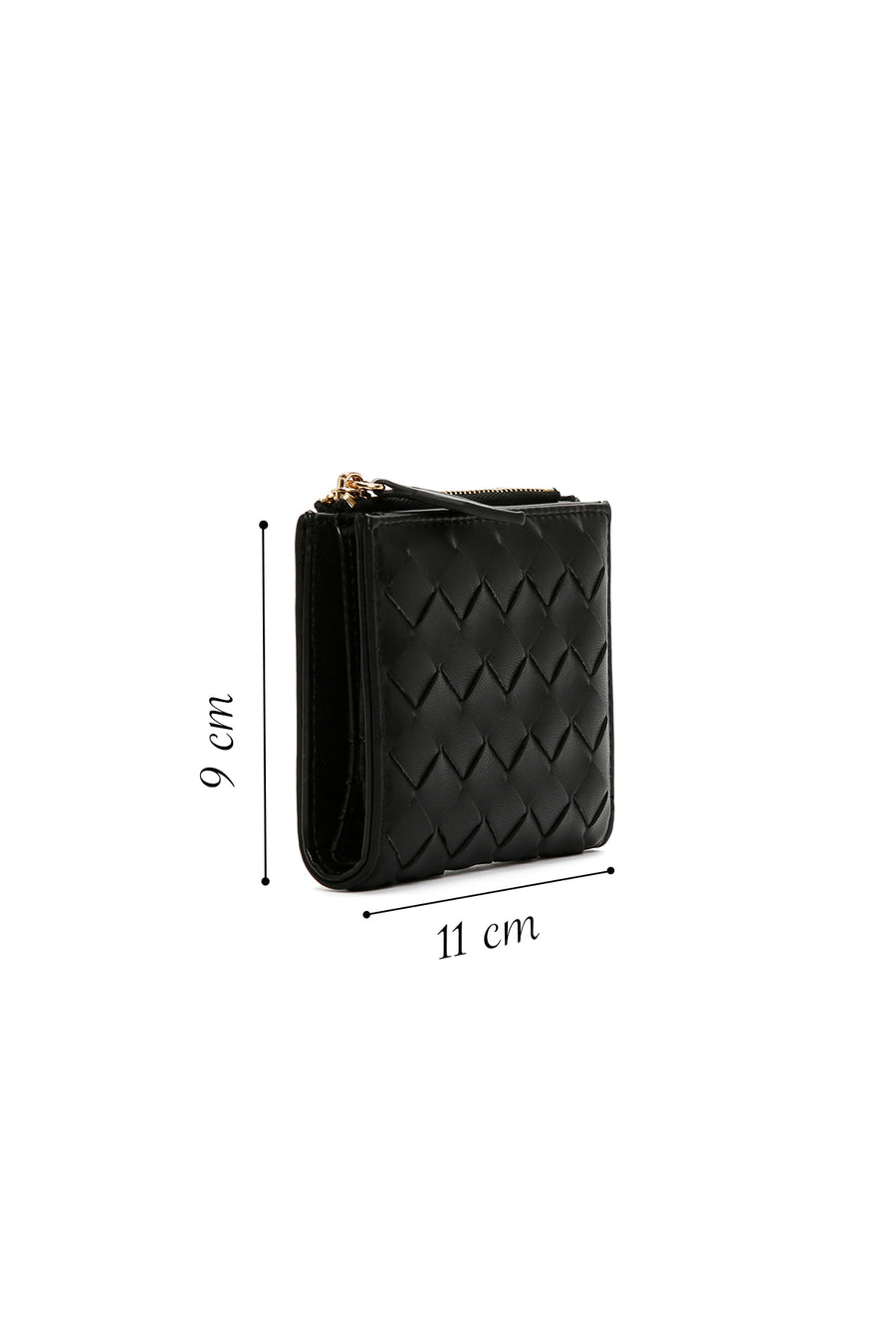 Women's Black Knit Wallet