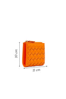 Kadın Turuncu Örgü Cüzdan | Derimod