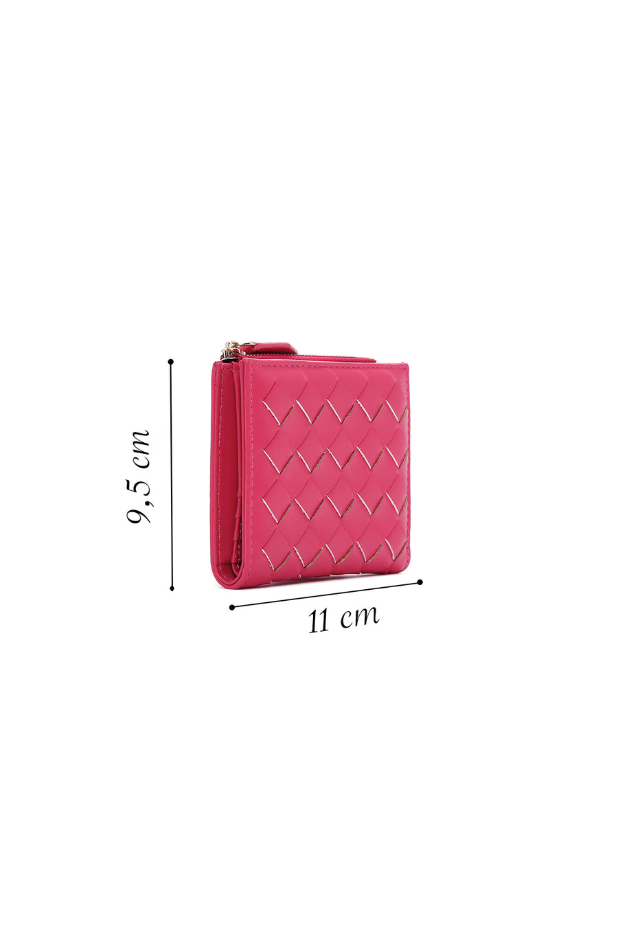 Women's Fuchsia Knit Wallet