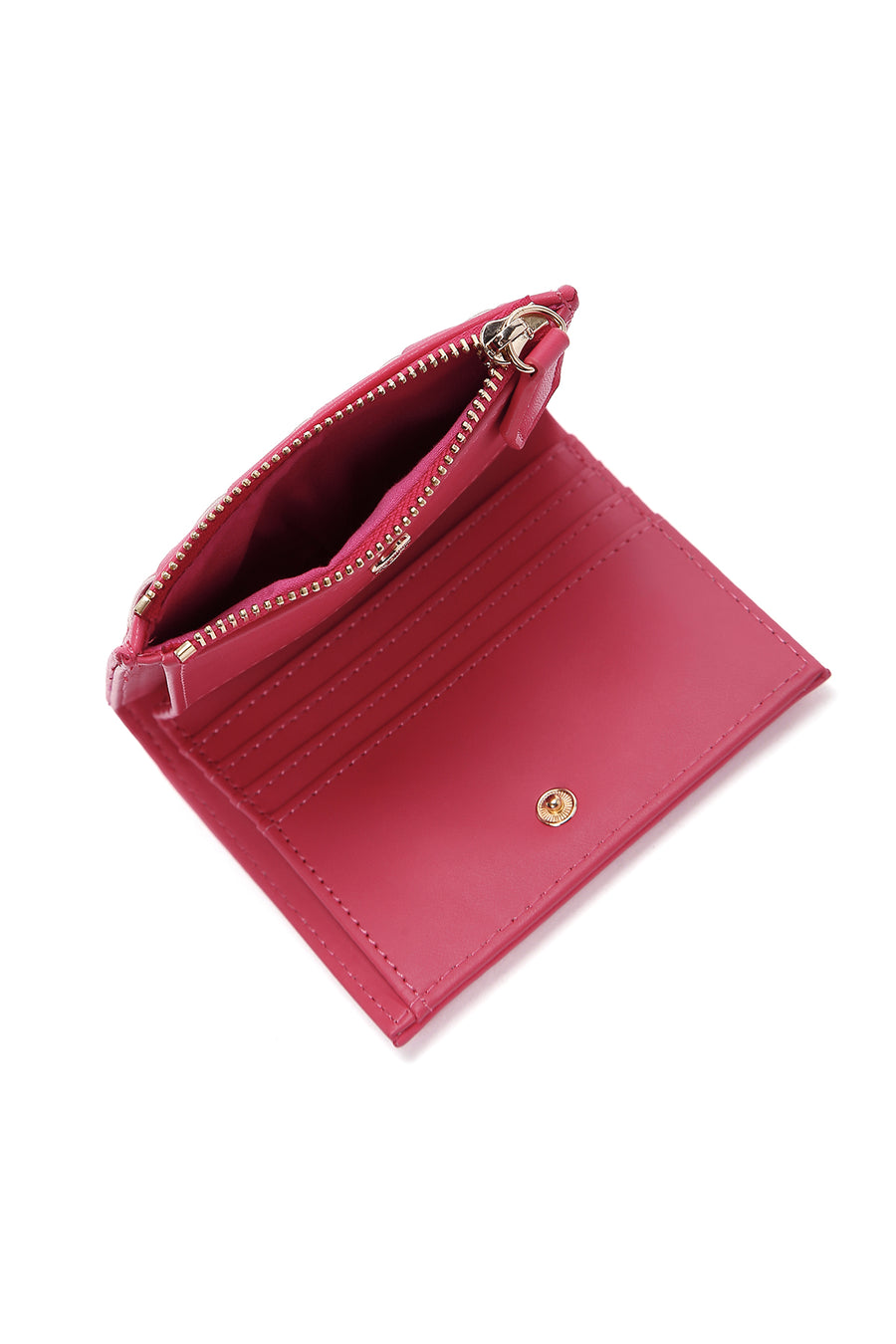 Women's Fuchsia Knit Wallet