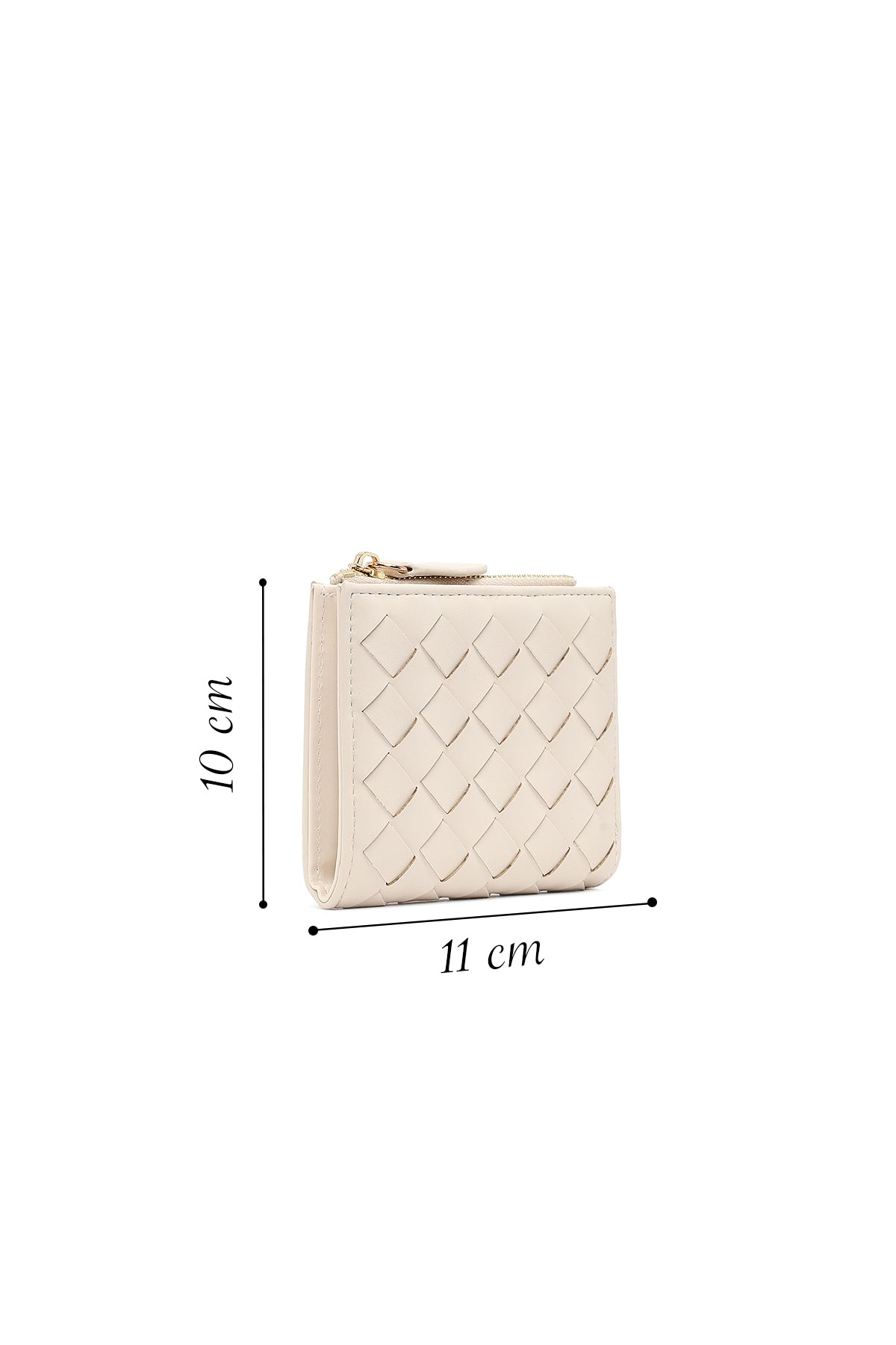 Kadın Krem Örgü Cüzdan