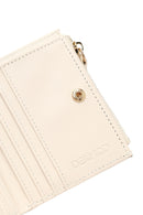 Women's Cream Knit Wallet | Derimod