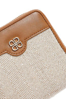 Kadın Taba Desenli Cüzdan | Derimod