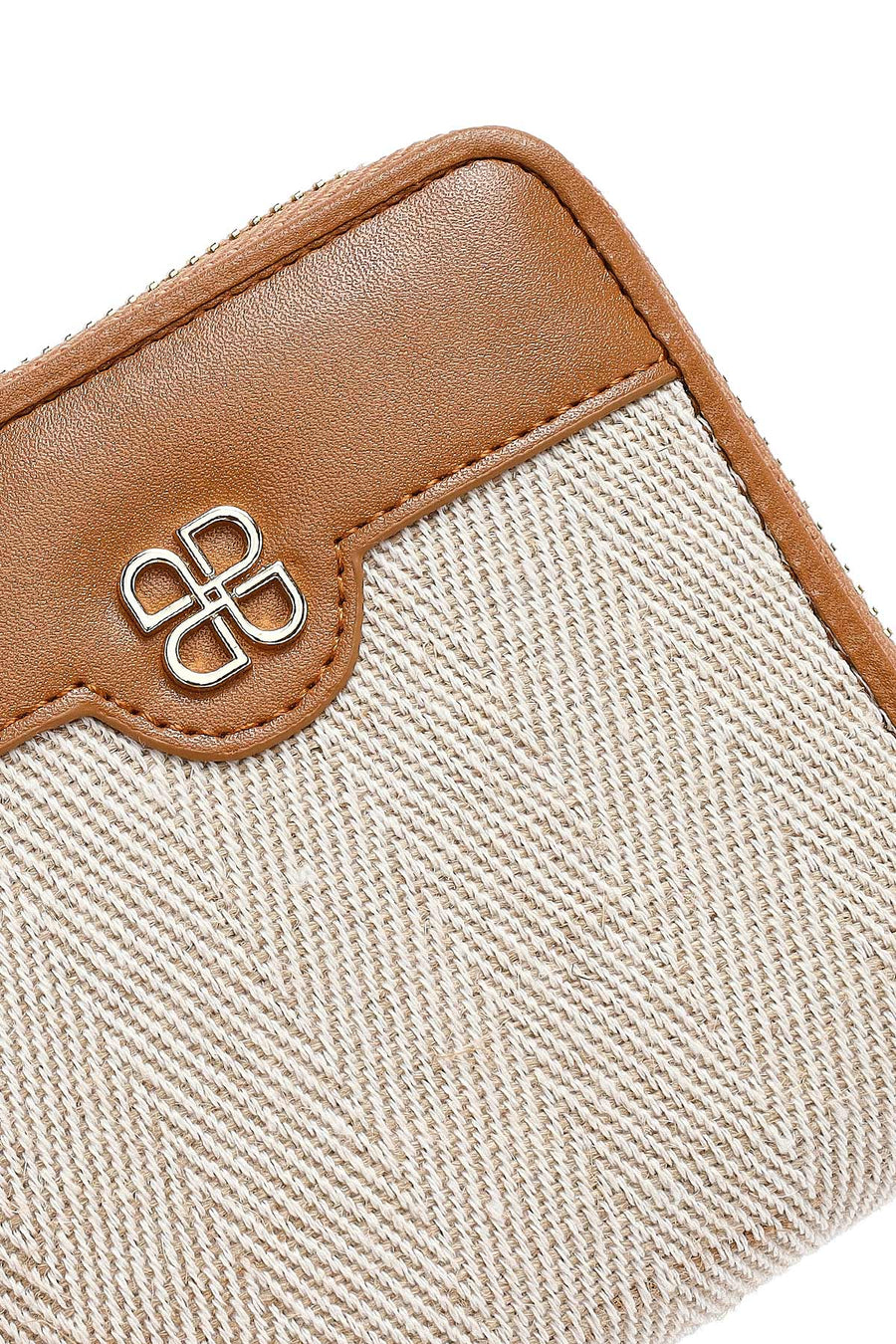 Women's Tan Patterned Wallet