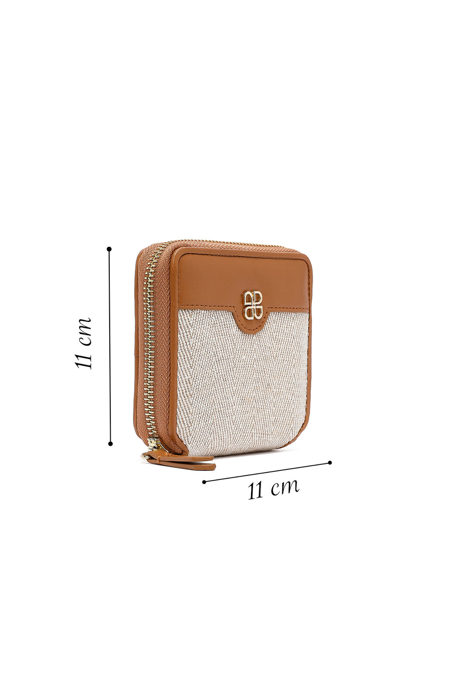 Women's Tan Patterned Wallet