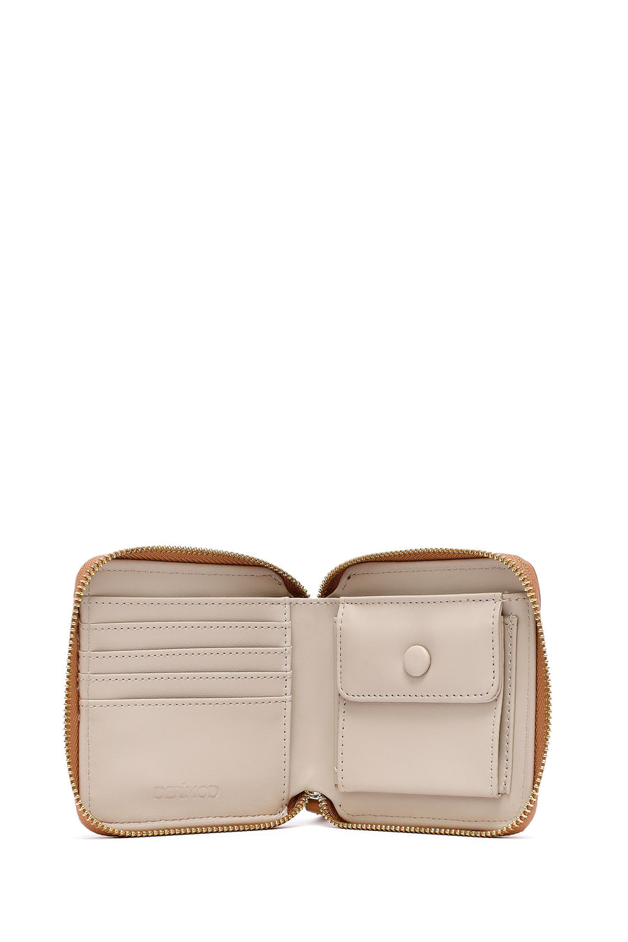 Women's Tan Patterned Wallet