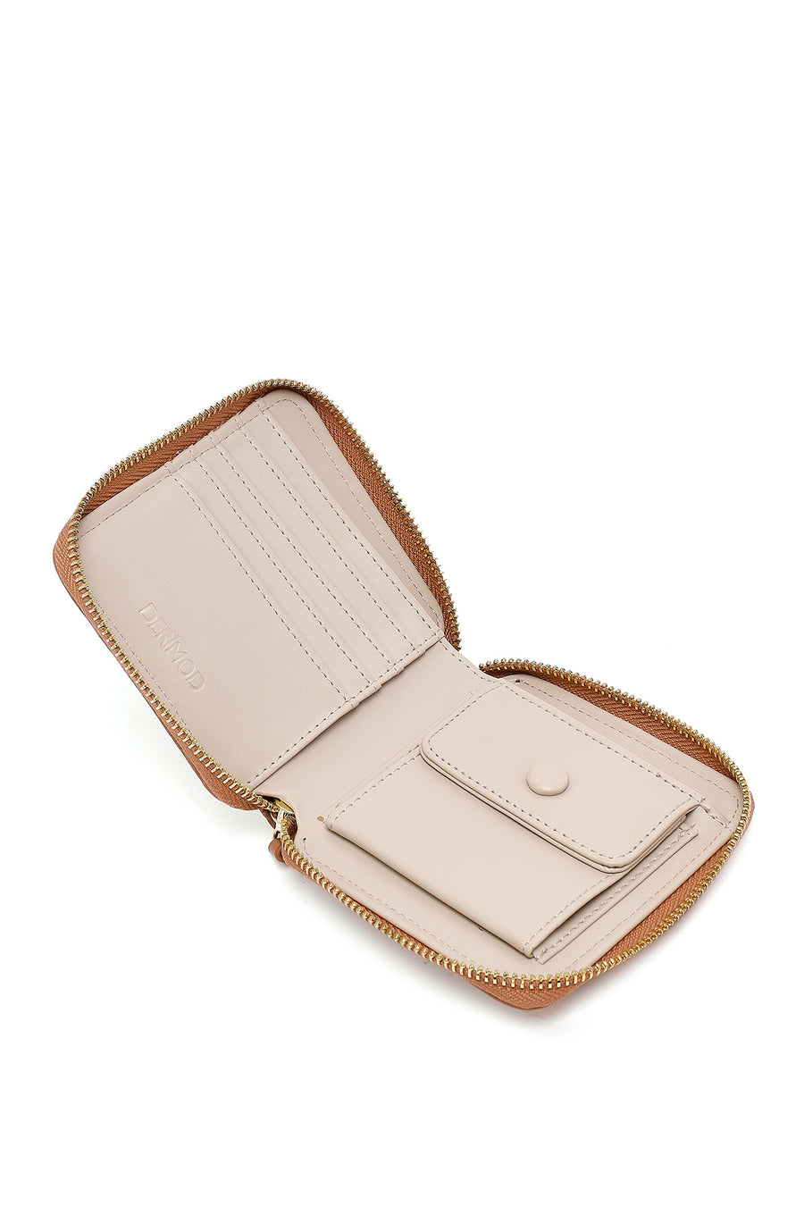 Women's Tan Patterned Wallet