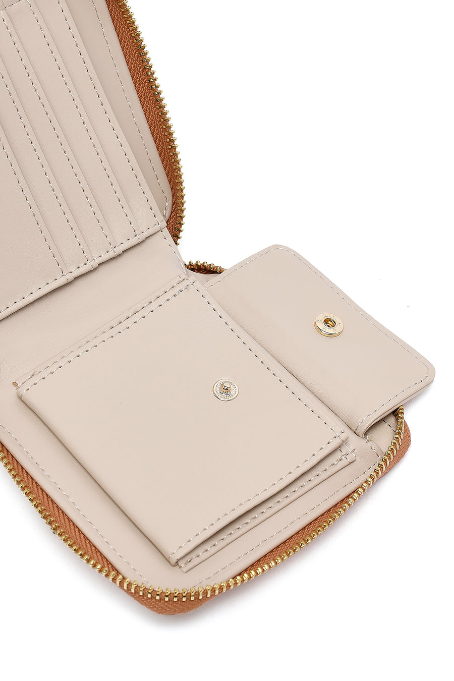 Women's Tan Patterned Wallet