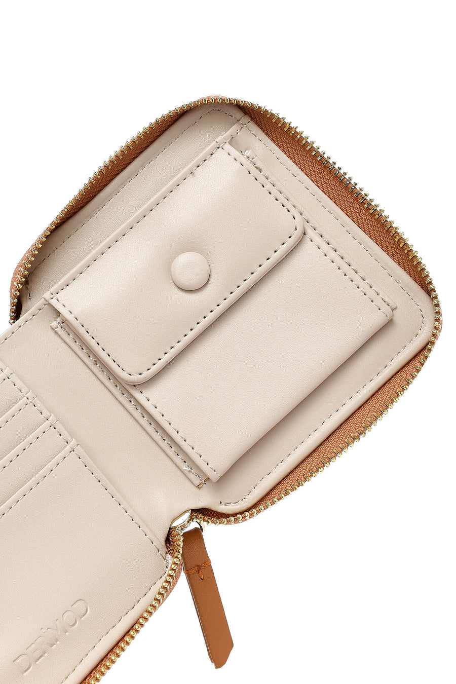 Women's Tan Patterned Wallet
