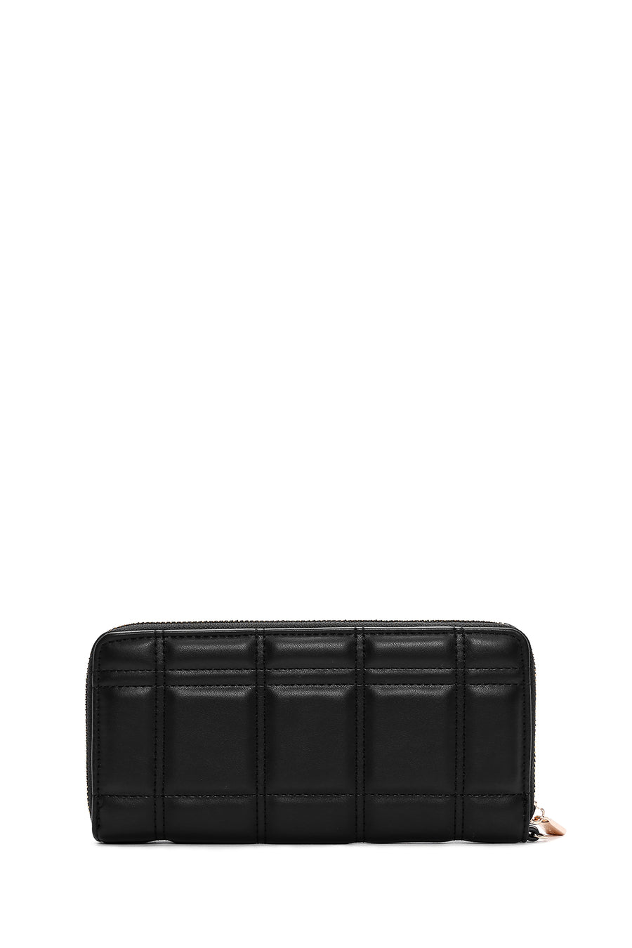 Women's Black Quilted Wallet