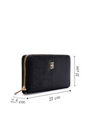 Women's Black Wallet | Derimod