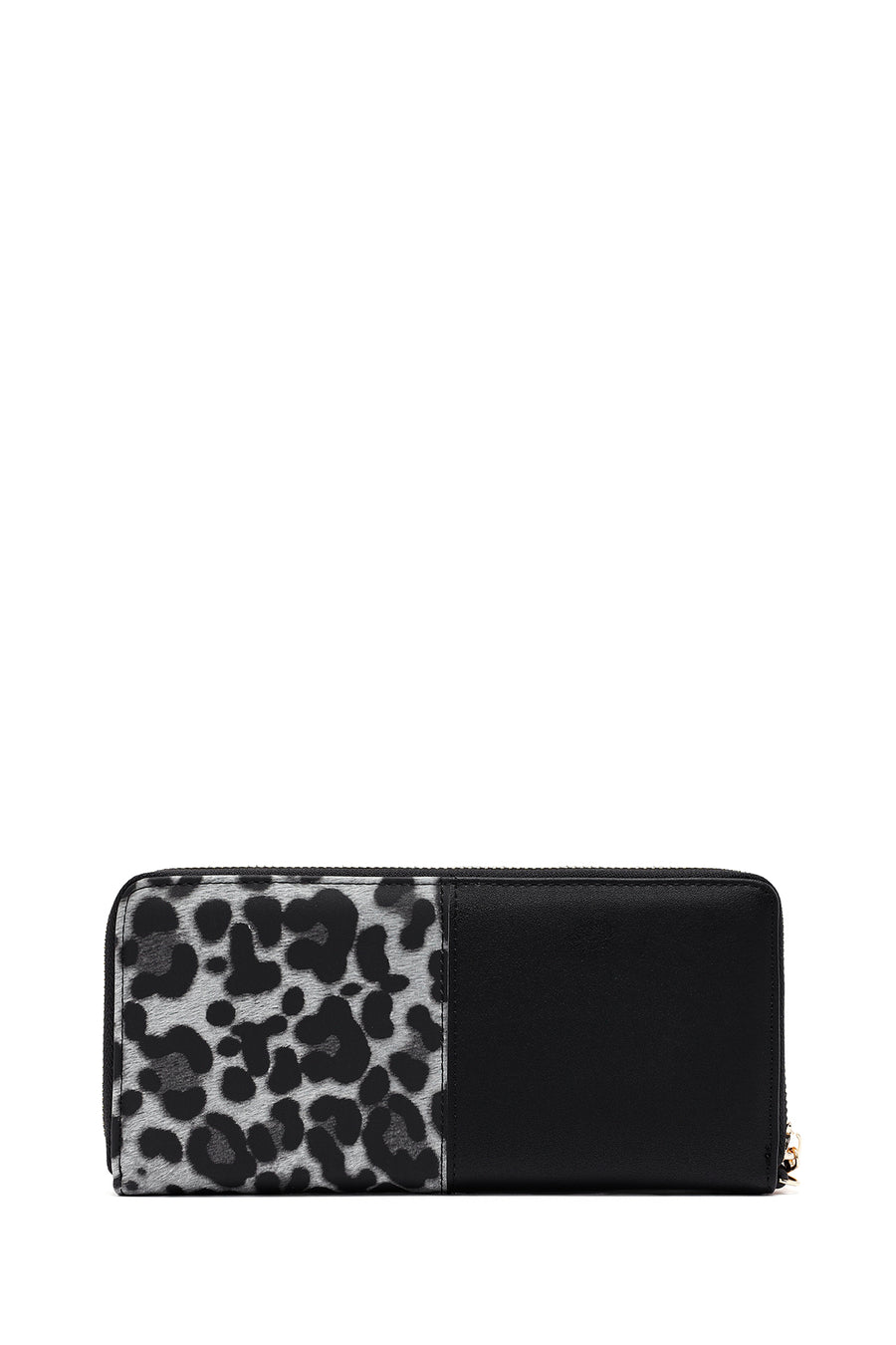Women's Black Leopard Wallet