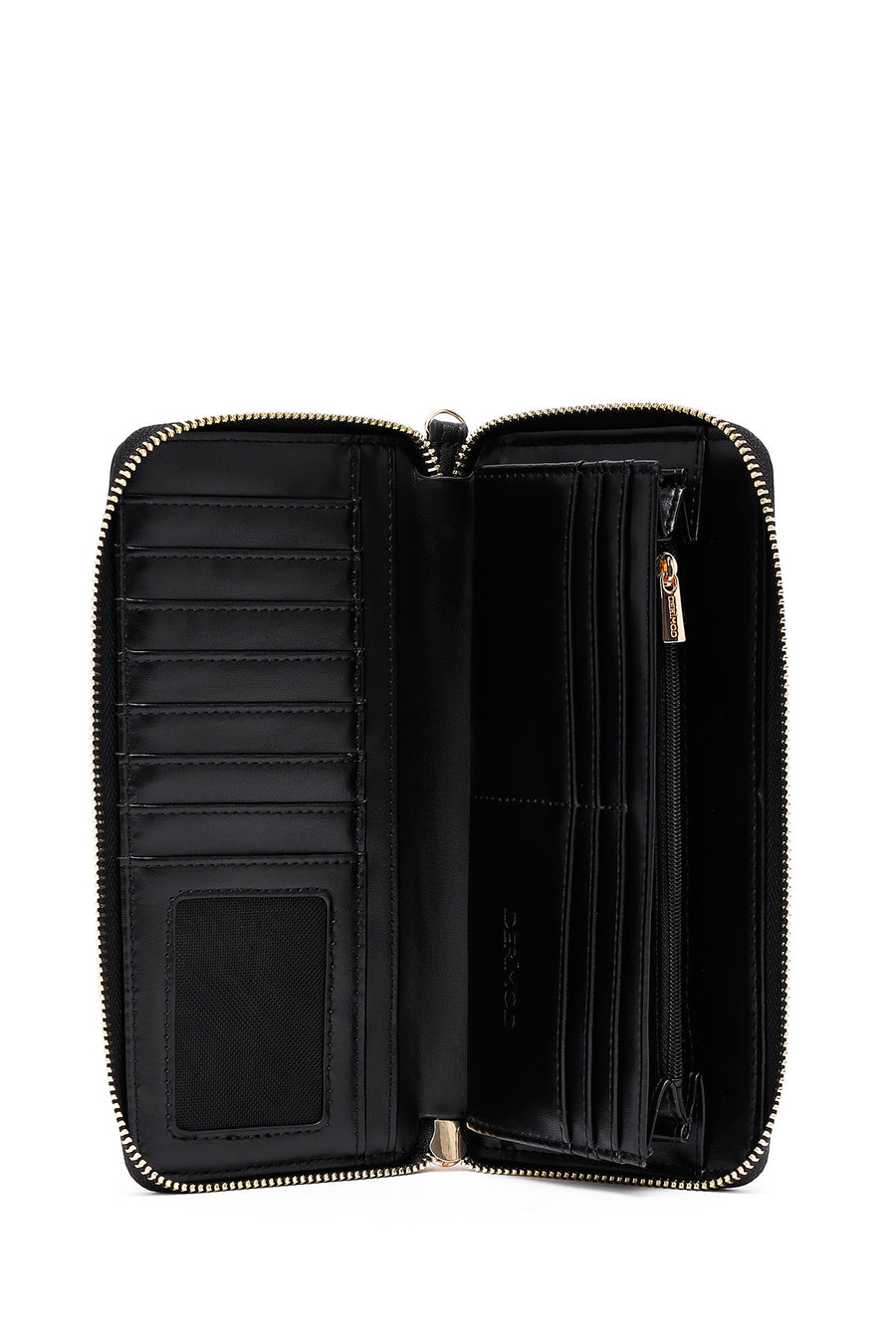 Women's Black Leopard Wallet