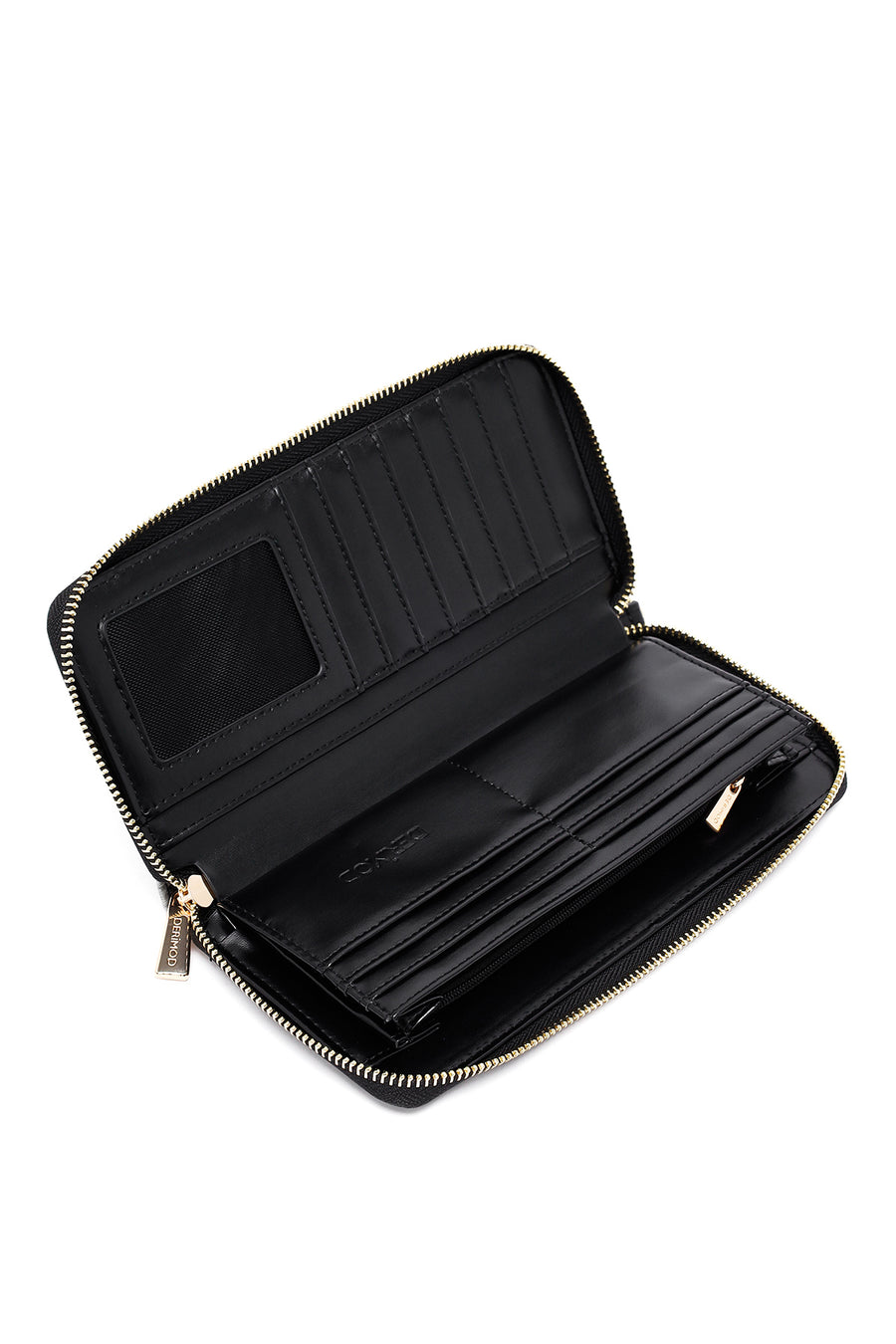Women's Black Leopard Wallet
