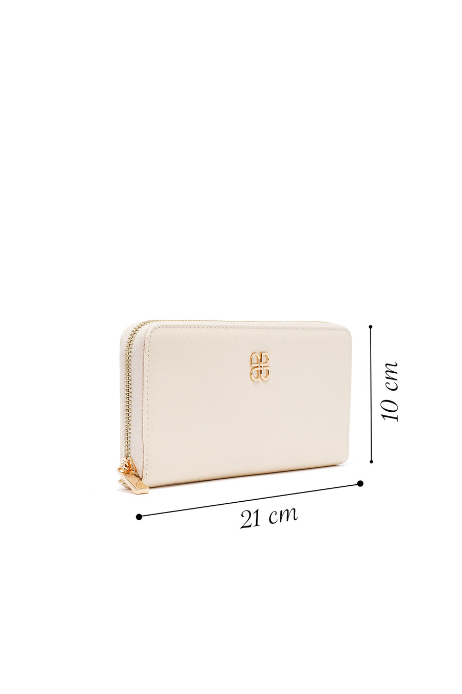 Women's Cream Hanger Detailed Wallet