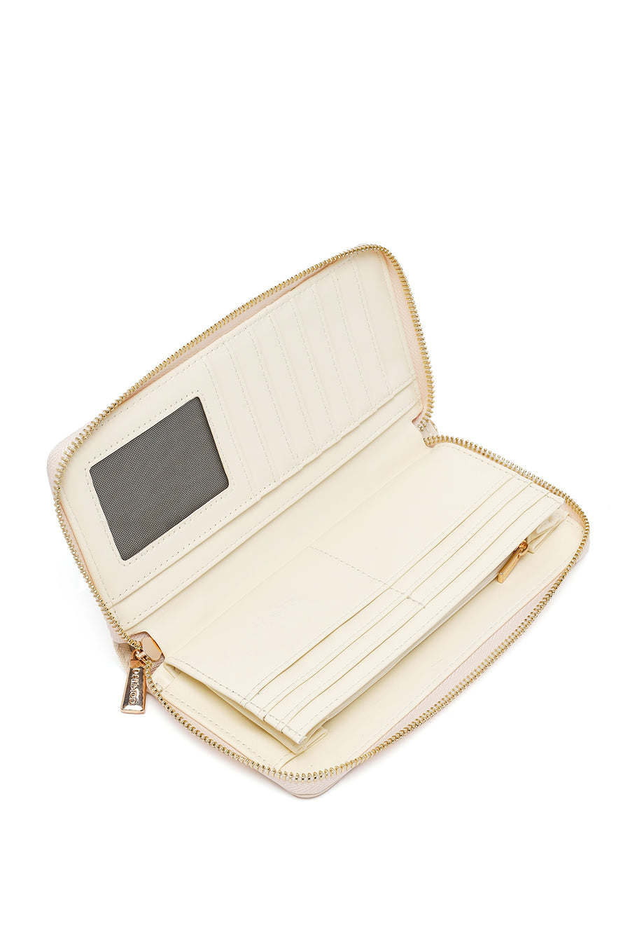 Women's Cream Hanger Detailed Wallet