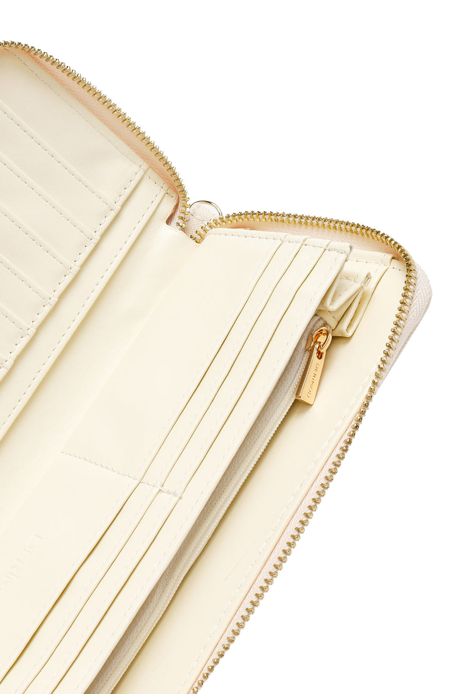 Women's Cream Hanger Detailed Wallet