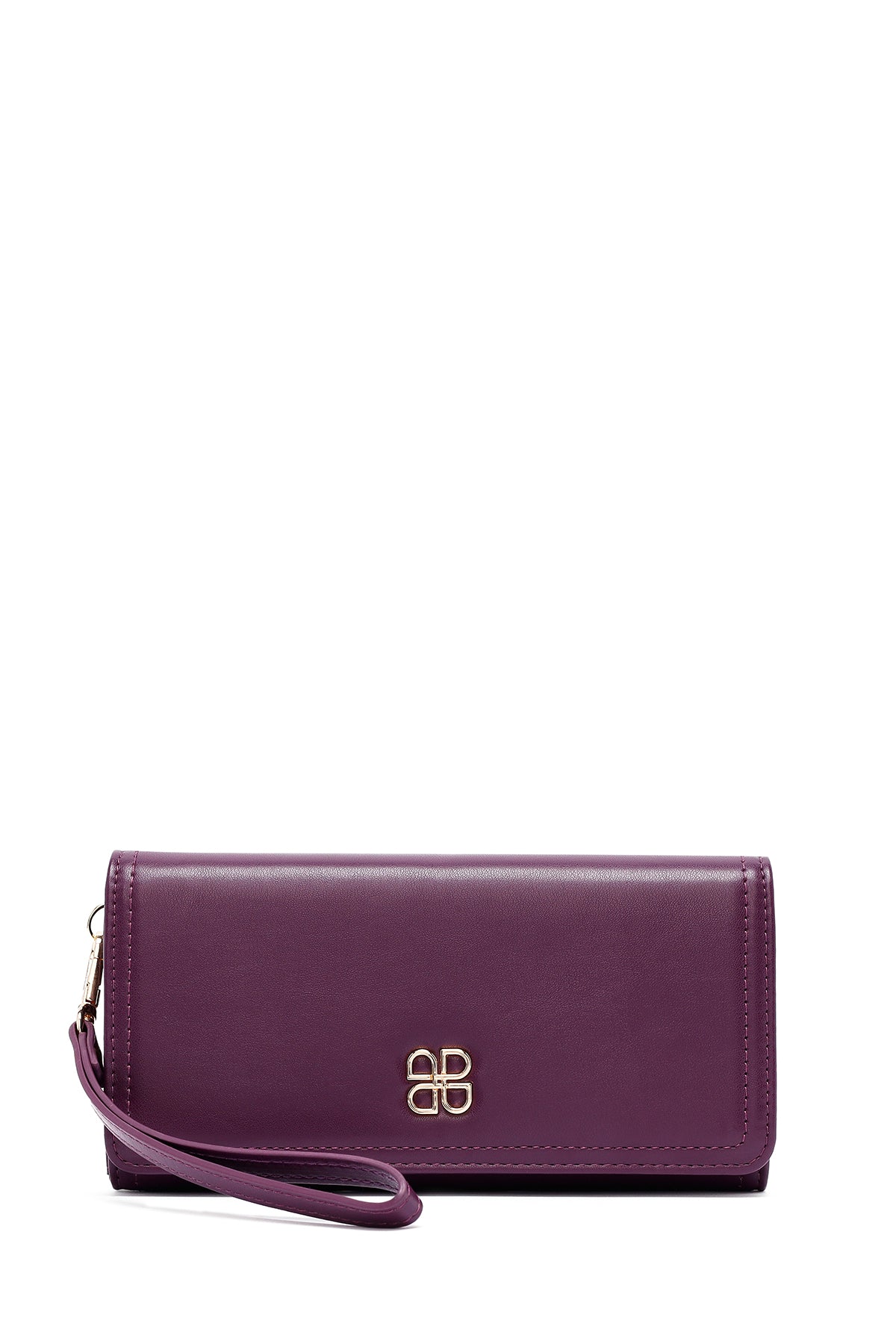 Kadın Mor Askı Detaylı Cüzdan