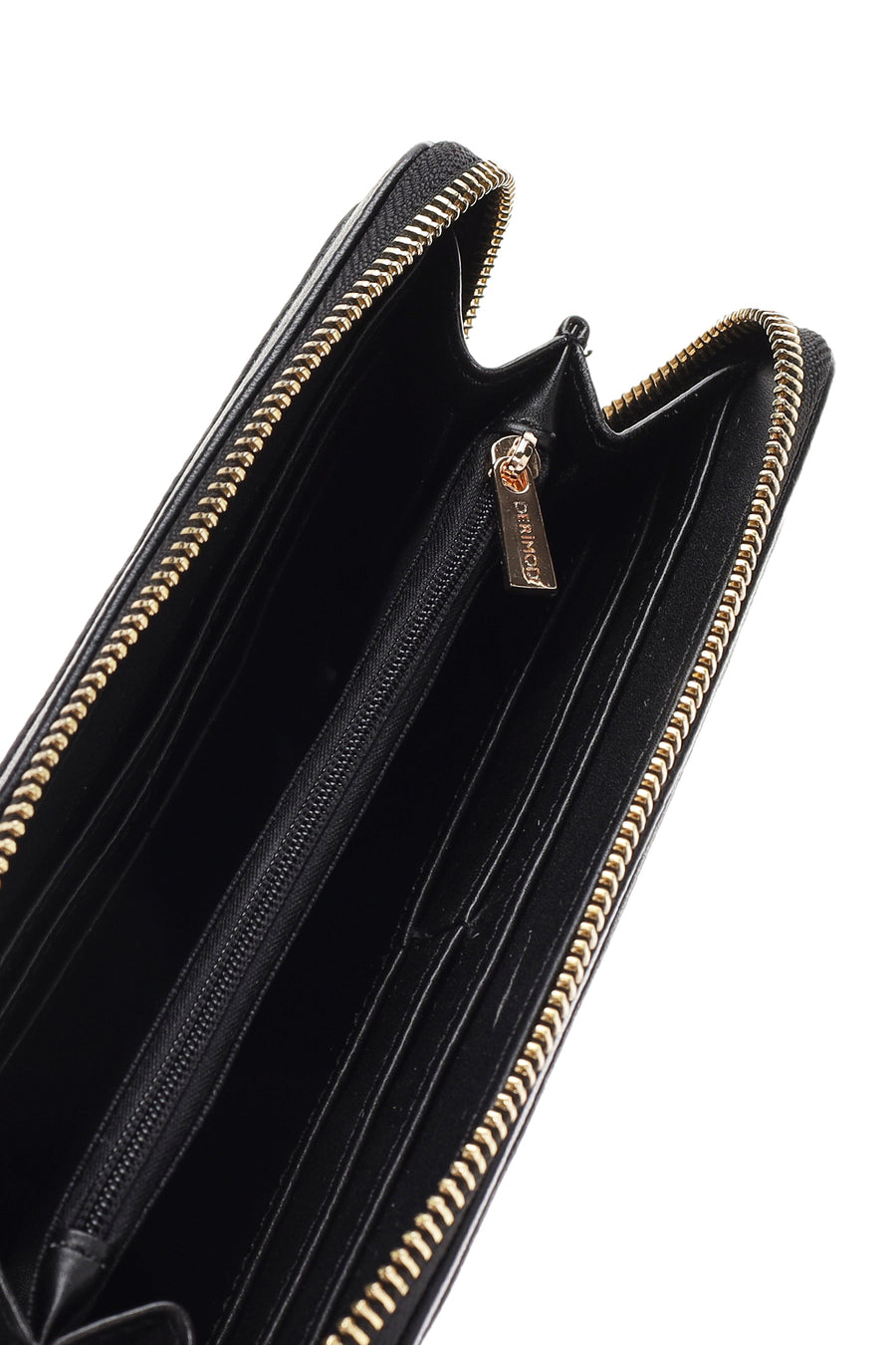 Women's Black Quilted Wallet