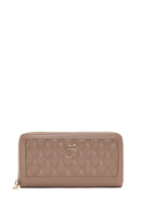 Women's Mink Quilted Wallet | Derimod