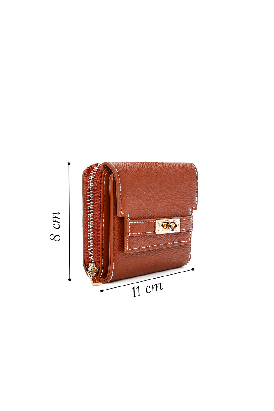 Women's Tan Printed Wallet