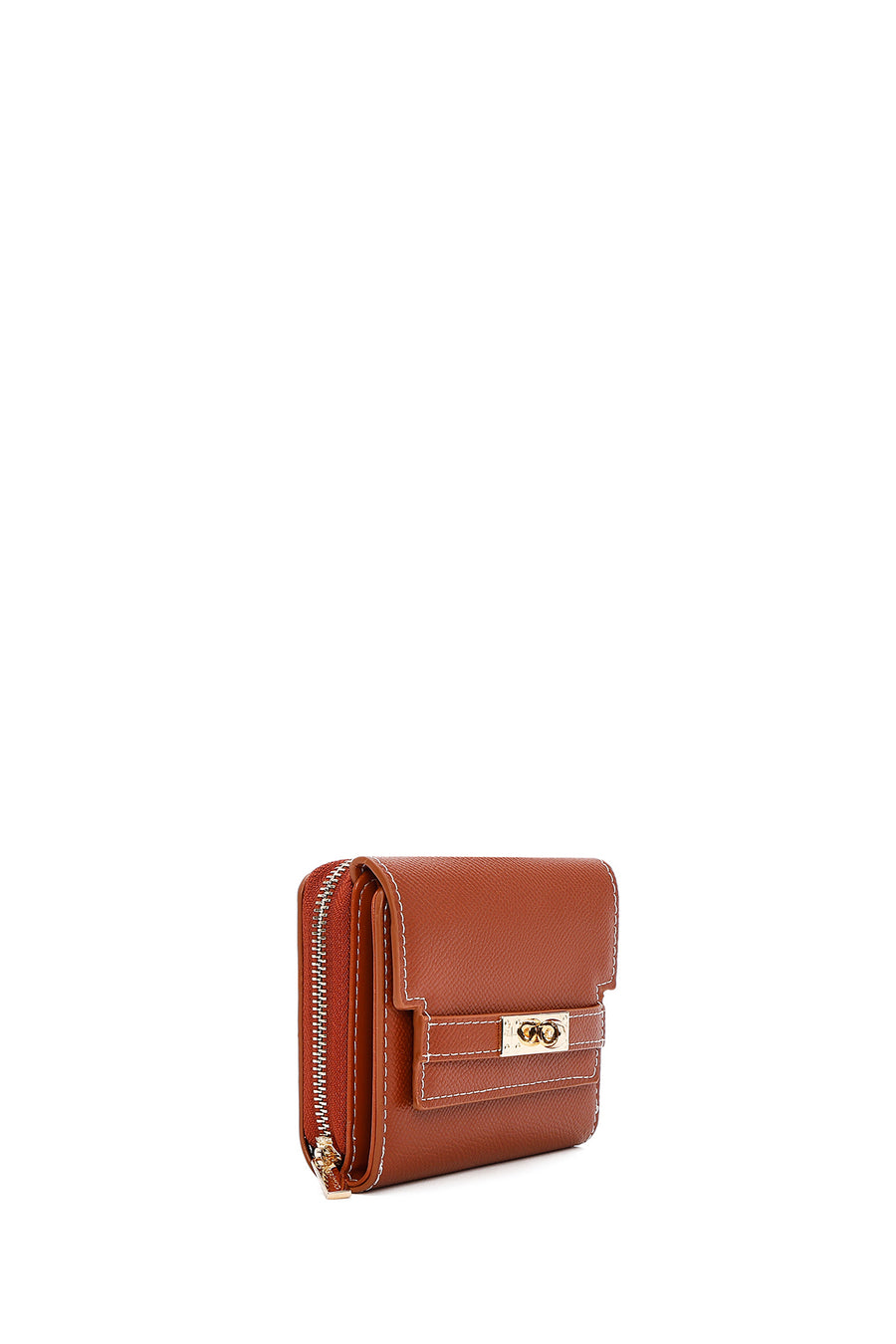 Women's Tan Printed Wallet