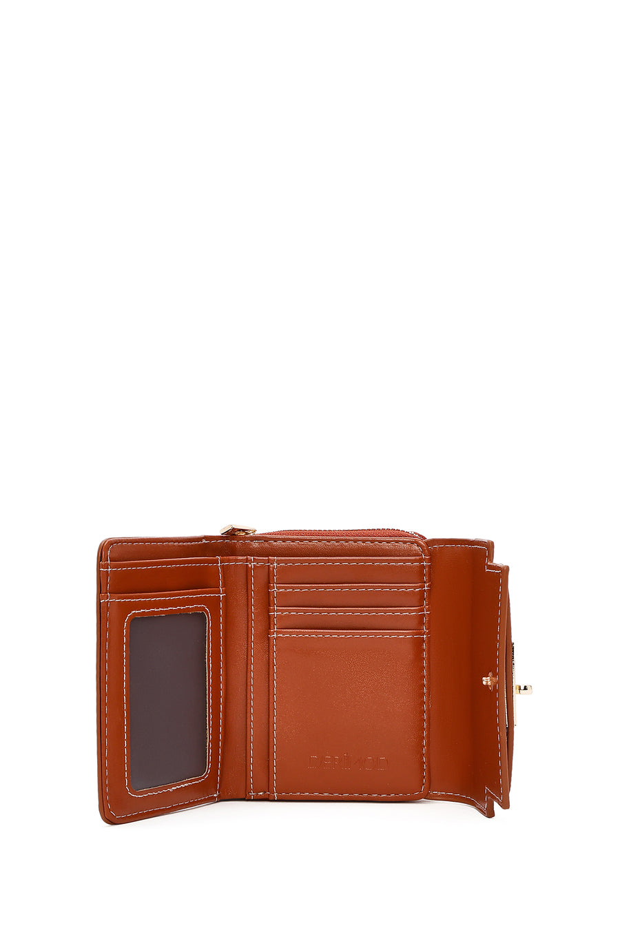 Women's Tan Printed Wallet