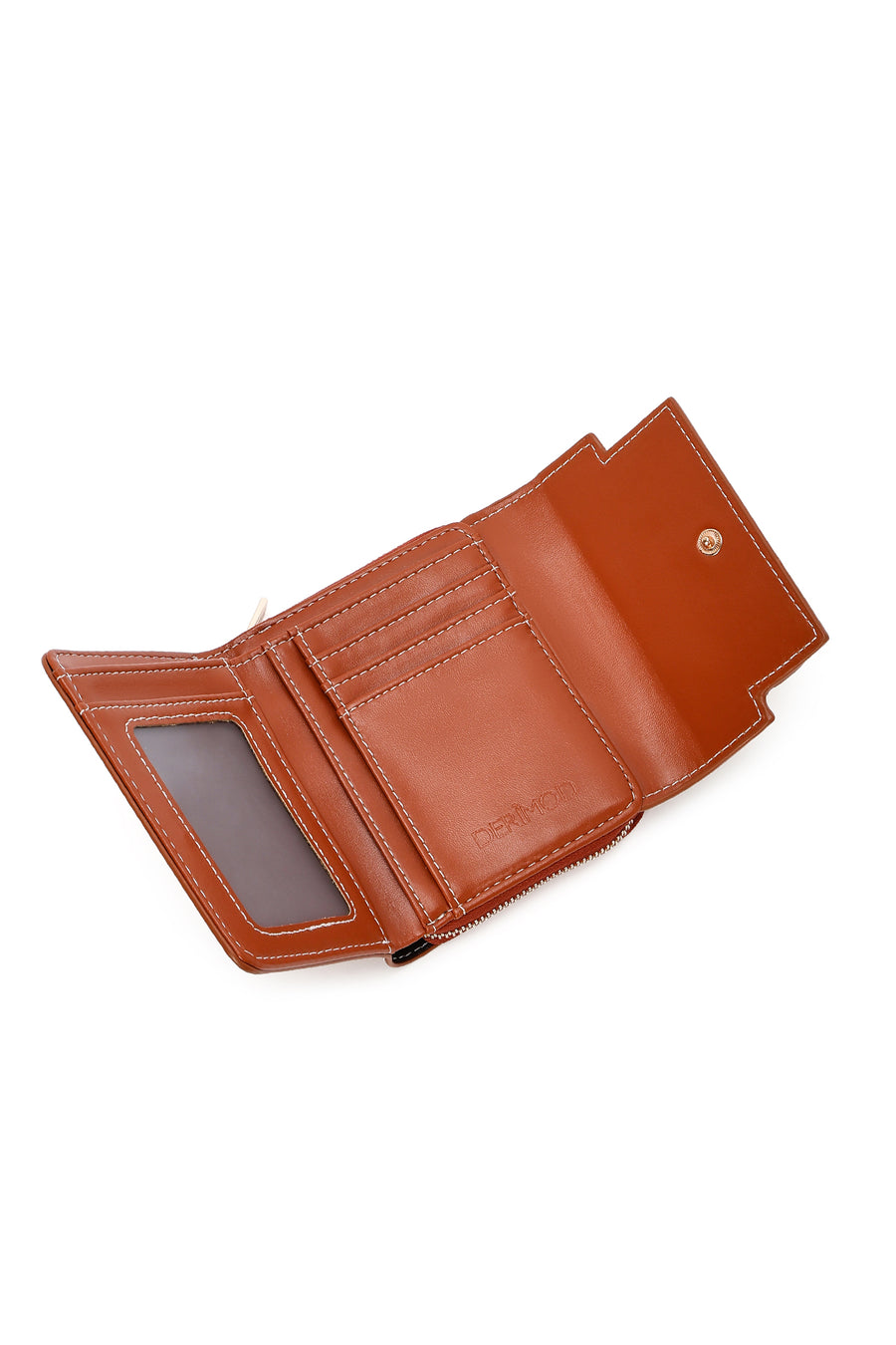 Women's Tan Printed Wallet