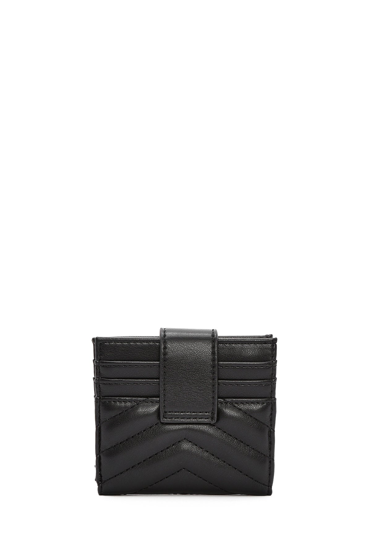 Kadın Siyah Kapitone Kartlık