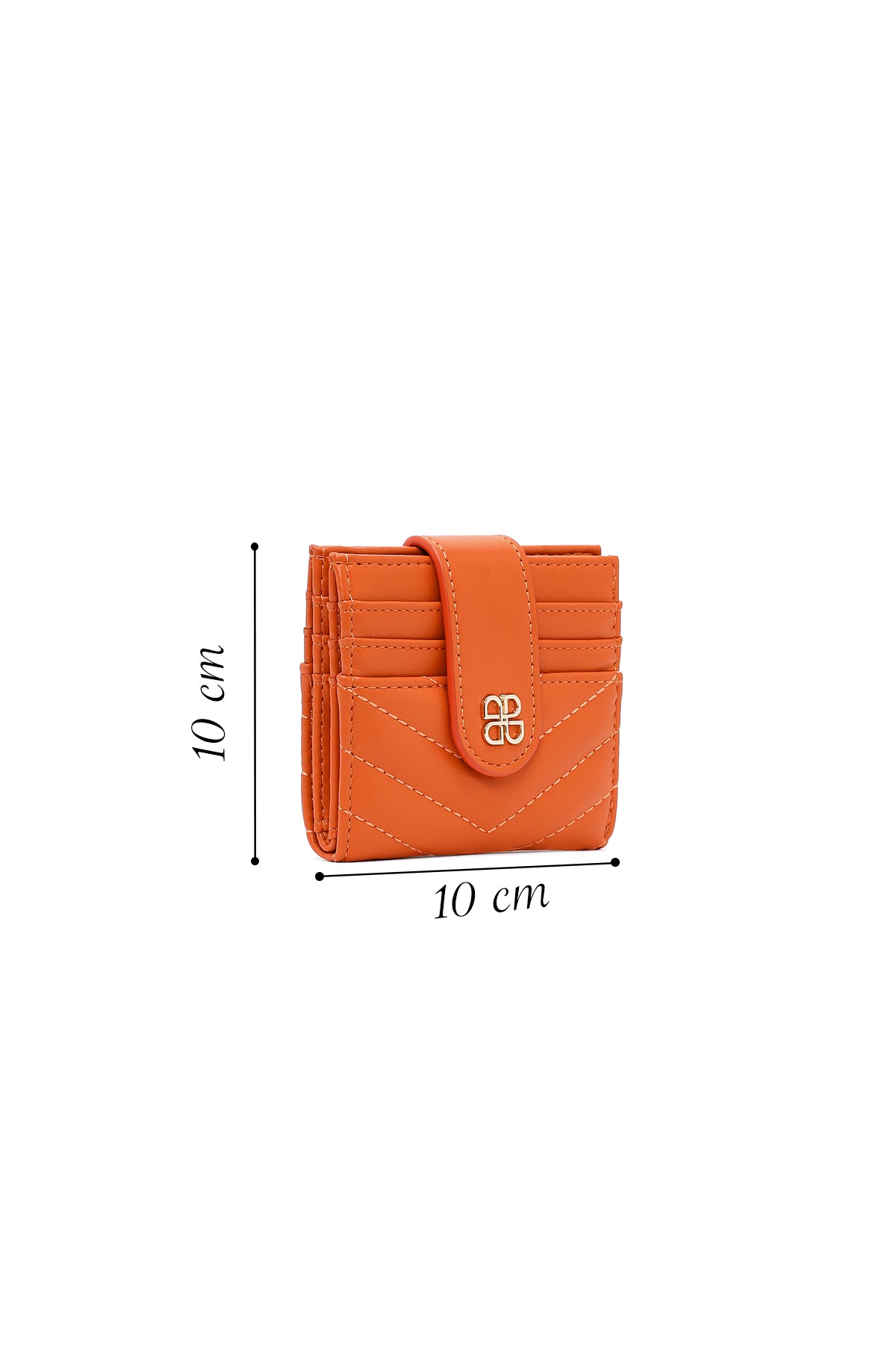 Kadın Turuncu Kapitone Kartlık