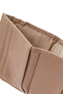 Woman Mink Quilted Card Holder | Derimod