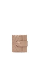 Woman Mink Quilted Card Holder | Derimod