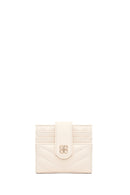 Kadın Krem Kapitone Kartlık | Derimod