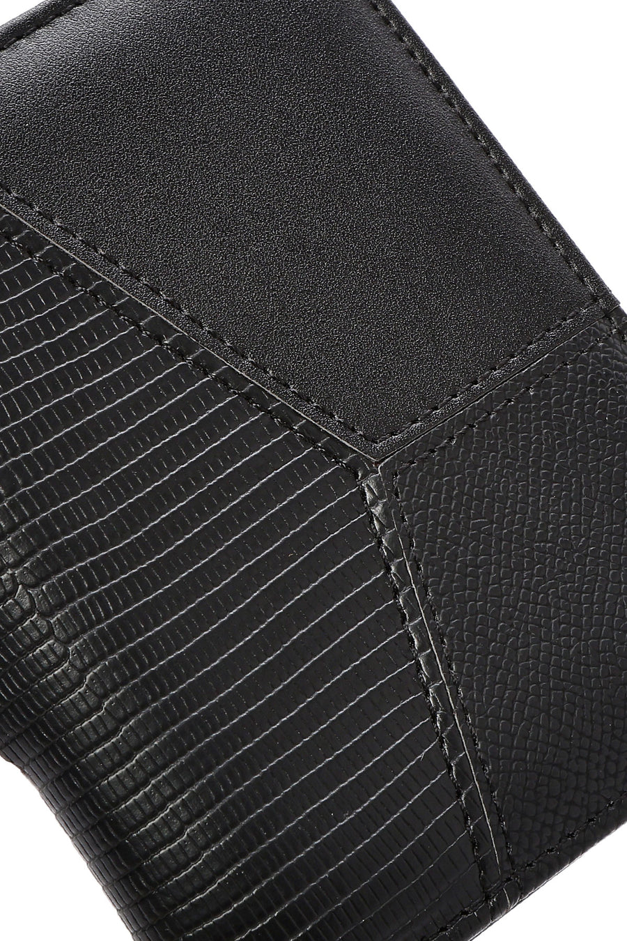 Women's Black Patterned Wallet
