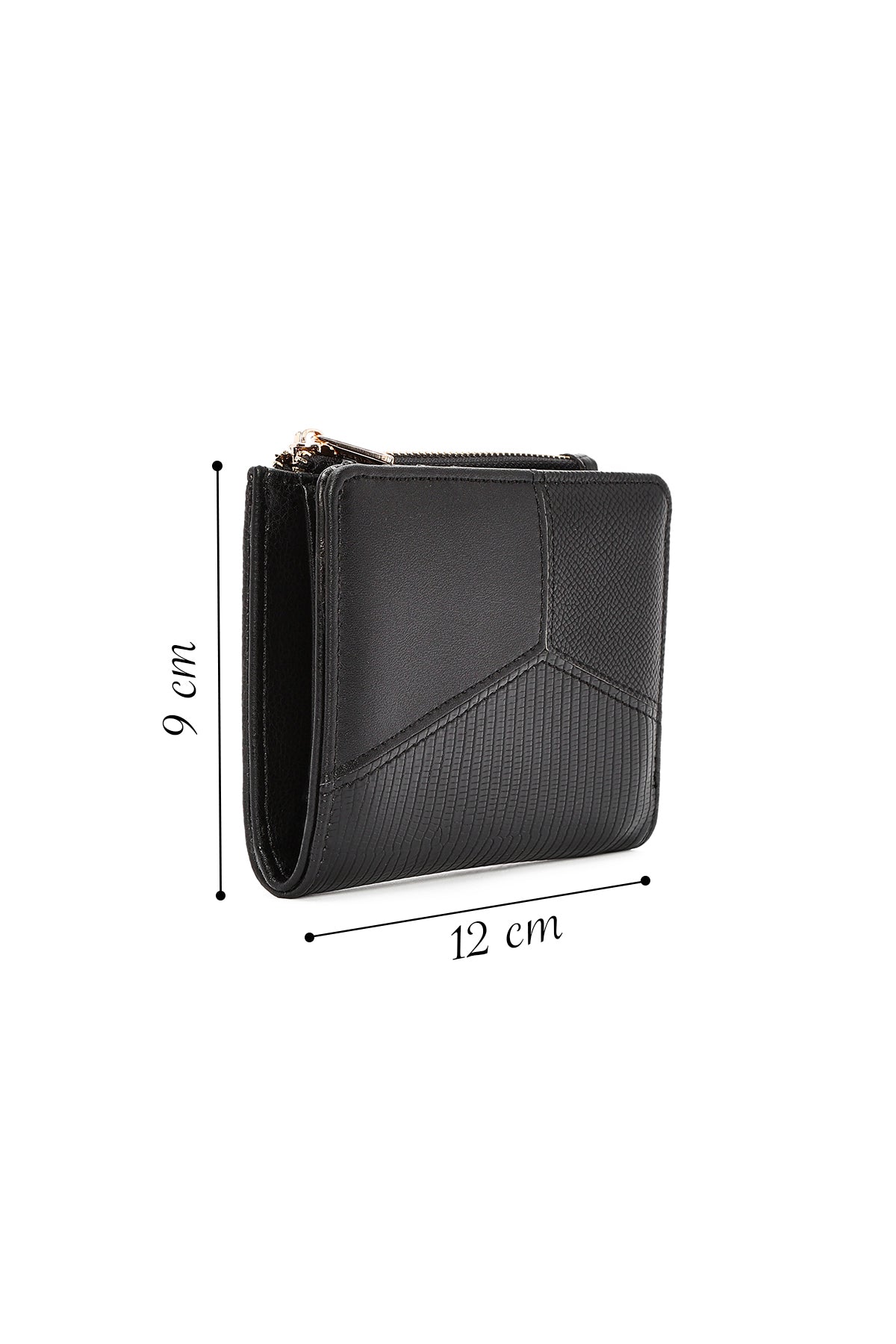 Kadın Siyah Desenli Cüzdan