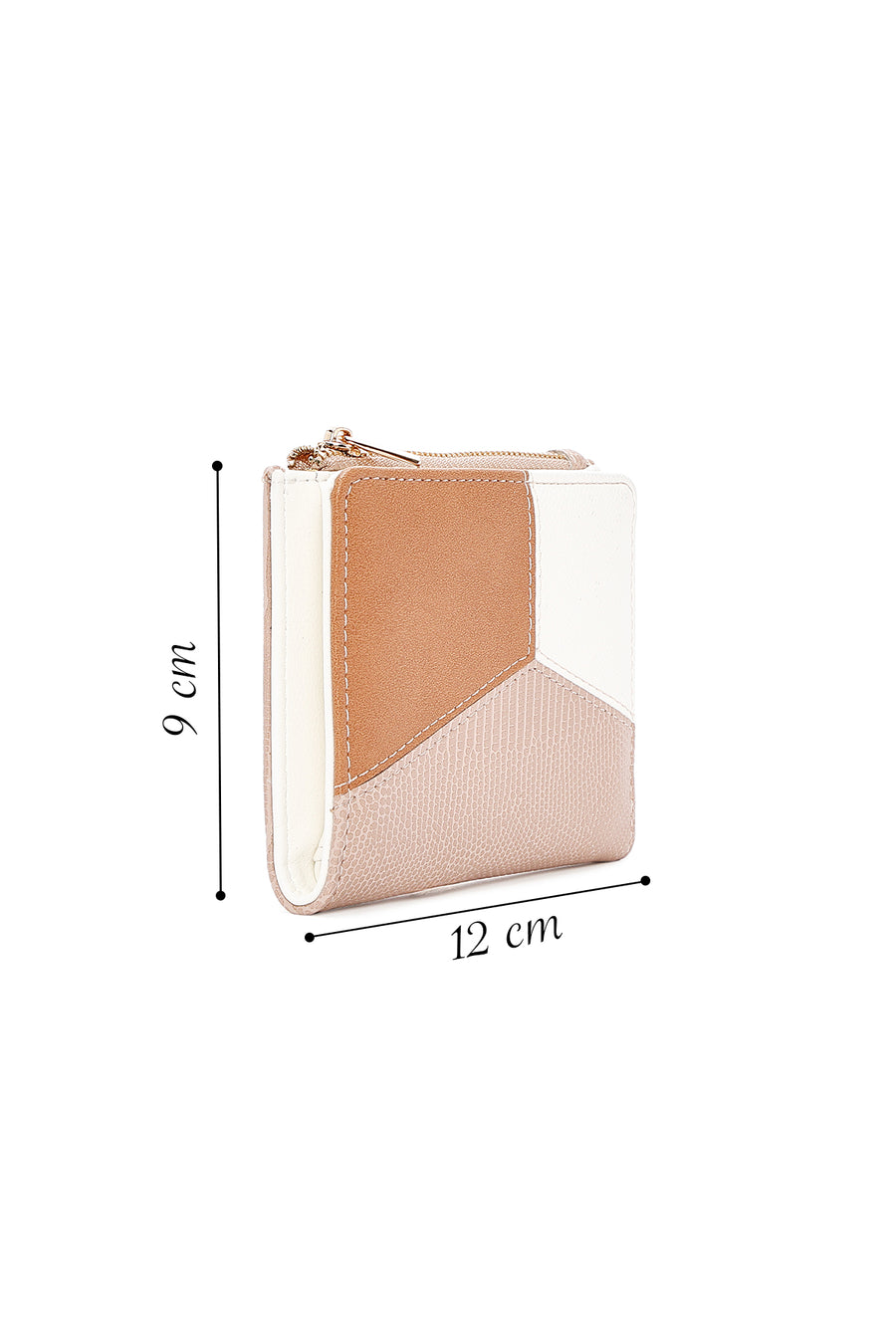 Women's Beige Patterned Wallet