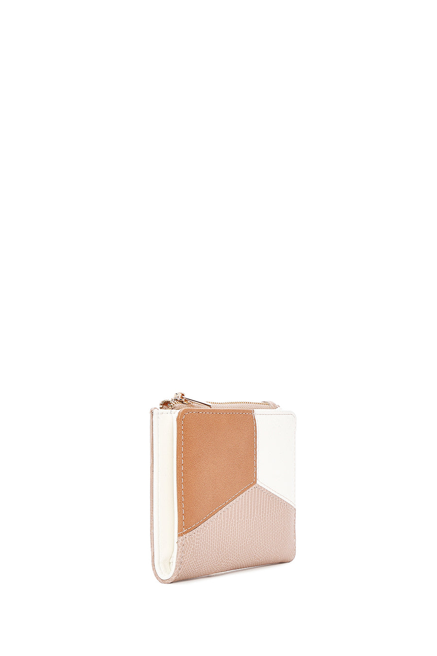 Women's Beige Patterned Wallet