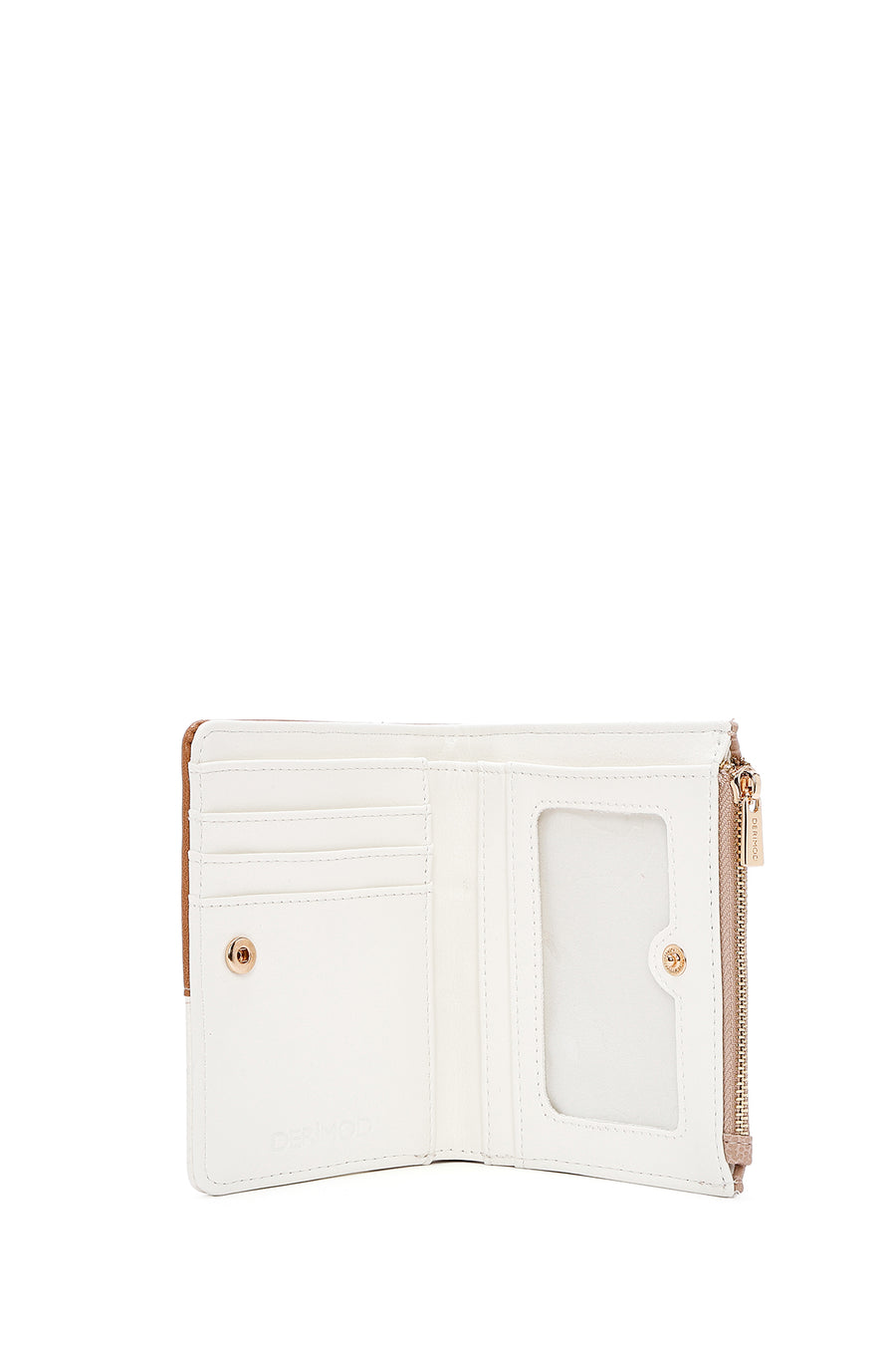 Women's Beige Patterned Wallet