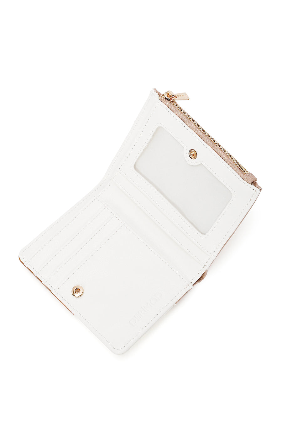Women's Beige Patterned Wallet