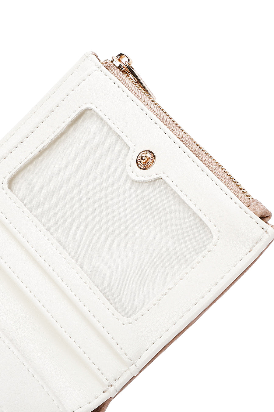 Women's Beige Patterned Wallet