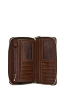 Kadın Kahverengi Baskılı Cüzdan | Derimod