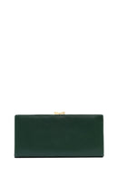 Women's Green Crocodile Patterned Wallet | Derimod